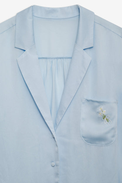 Everyday Pajama Top - Blue | For Love and Lemons