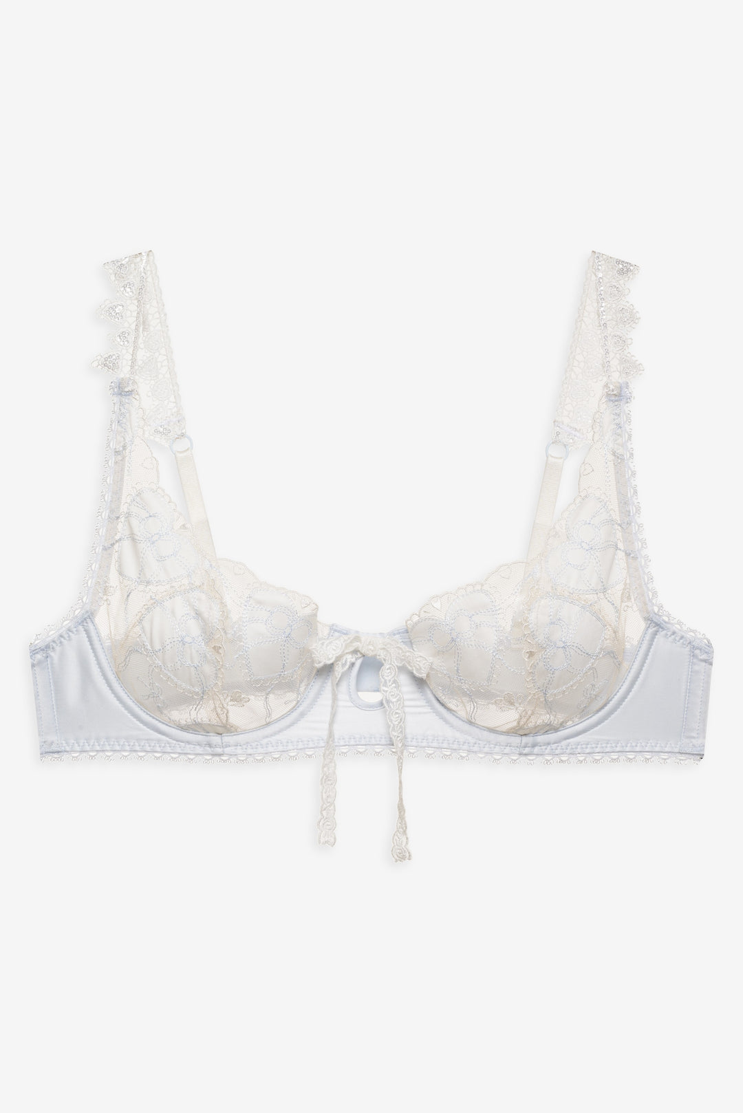 Pure Heart Underwire Bra - White | For Love and Lemons