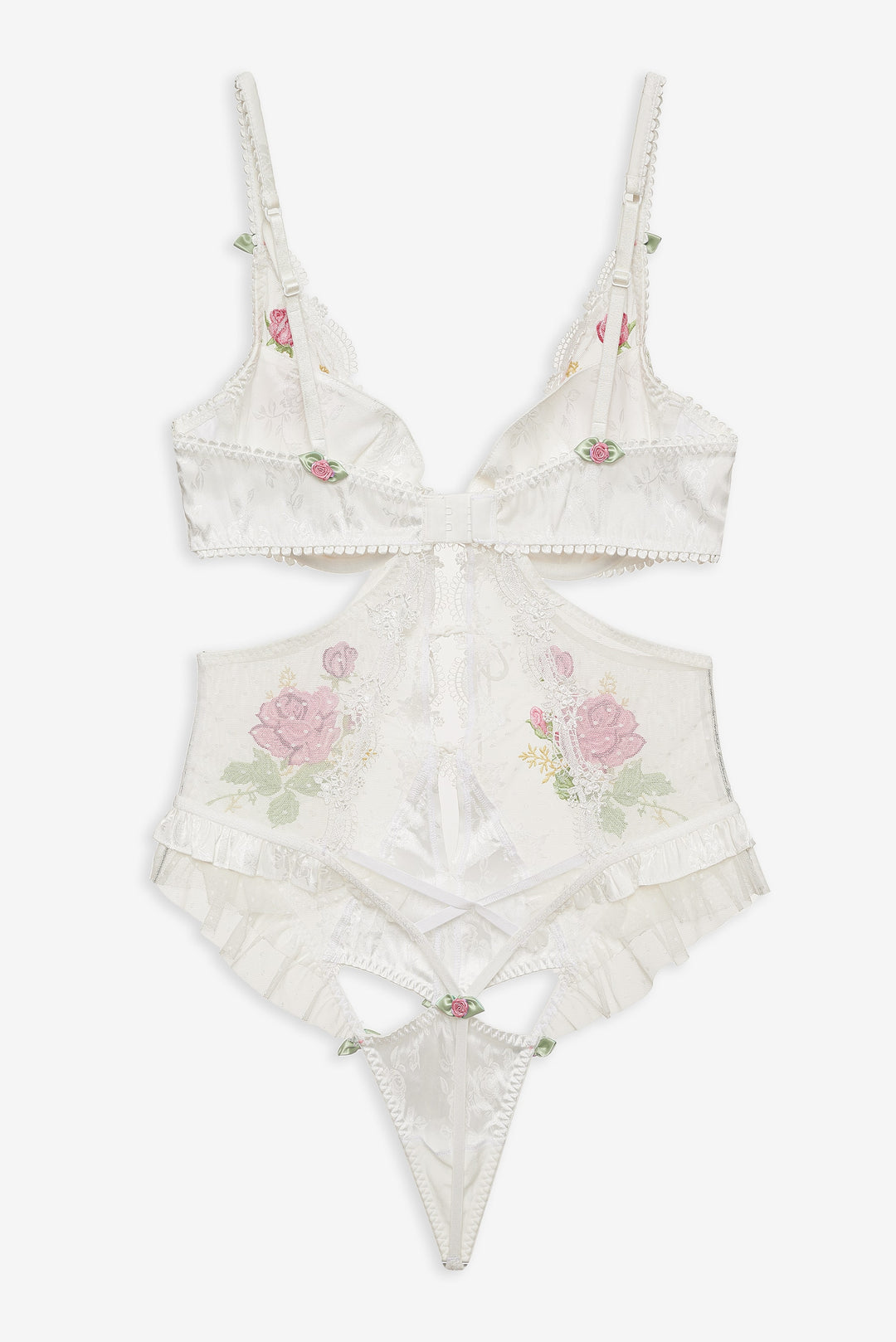 Heirloom Rose Teddy - White | For Love and Lemons