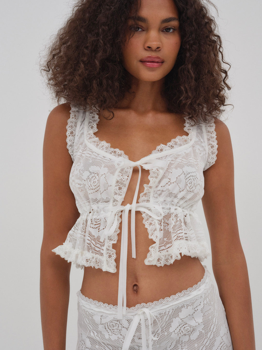 Antique Store Lace Top - White | For Love and Lemons
