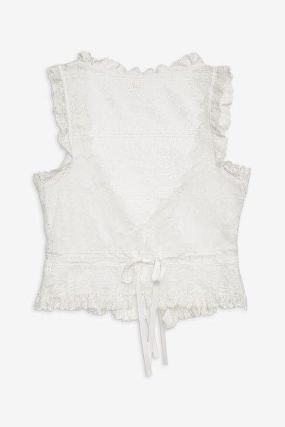 Antique Store Lace Top - White | For Love and Lemons