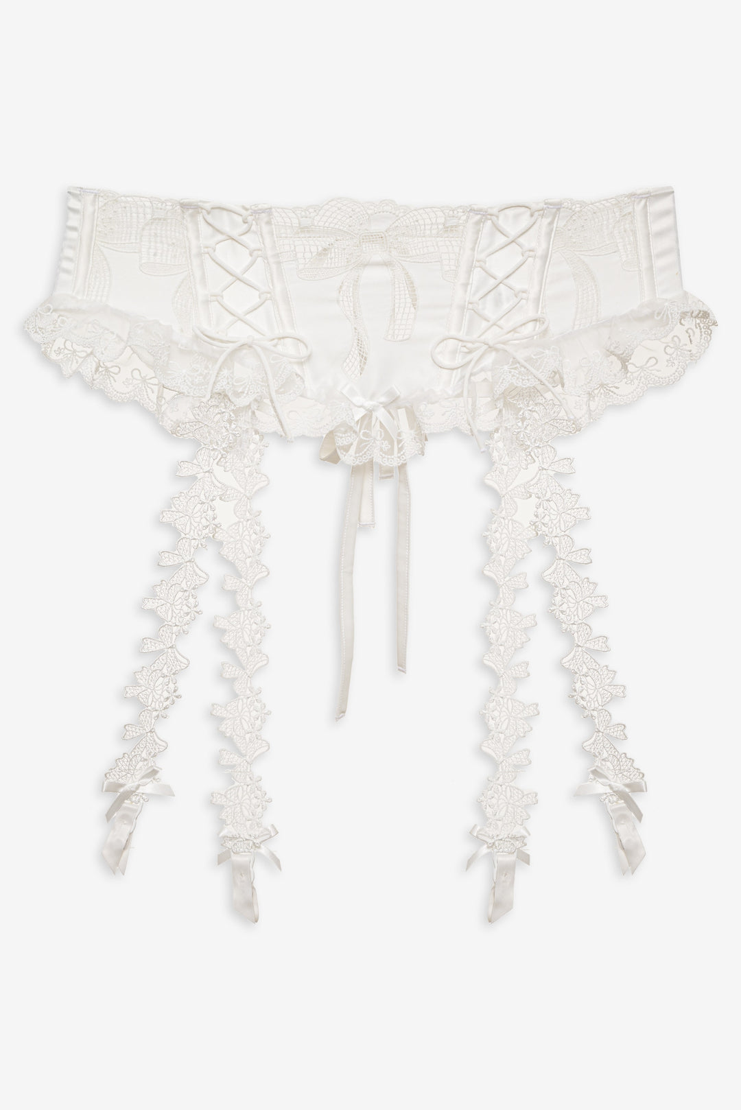 Beau Garter - White | For Love and Lemons