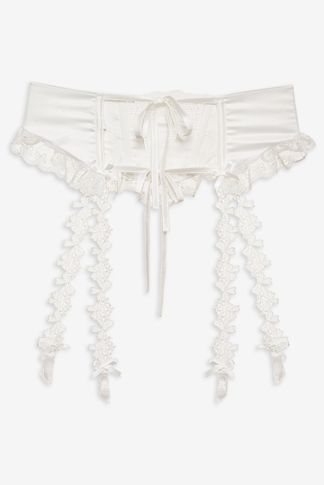 Beau Garter - White | For Love and Lemons