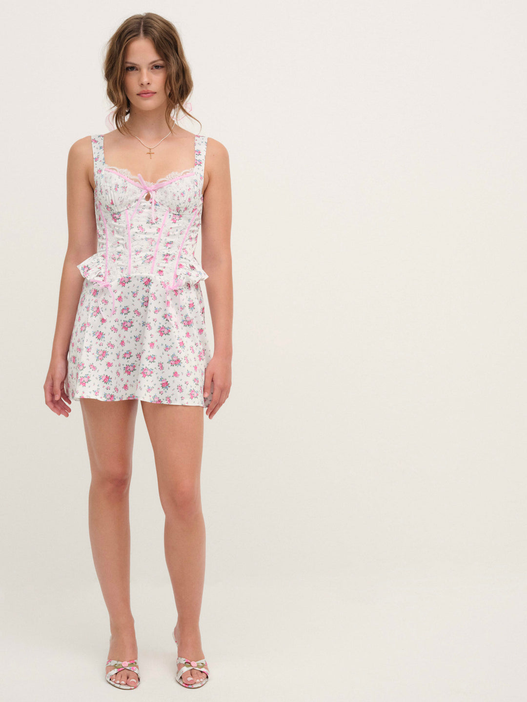 Thats Amore Slip Dress - White | For Love and Lemons