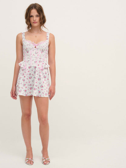 Thats Amore Slip Dress - White | For Love and Lemons