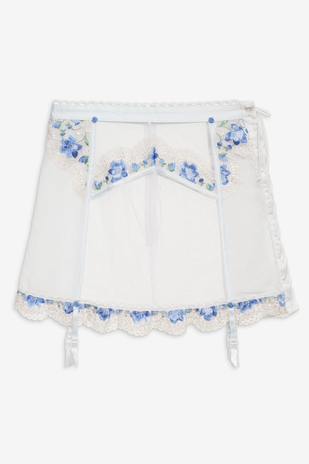 Festival Rose Skirt - Blue | For Love and Lemons