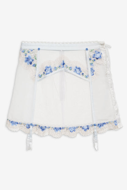 Festival Rose Skirt - Blue | For Love and Lemons