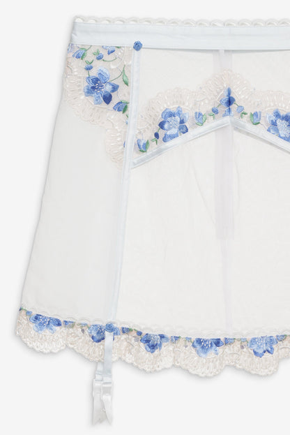 Festival Rose Skirt - Blue | For Love and Lemons
