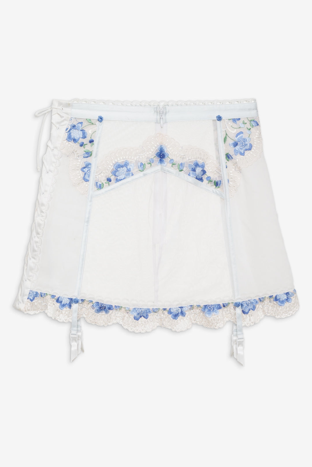 Festival Rose Skirt - Blue | For Love and Lemons