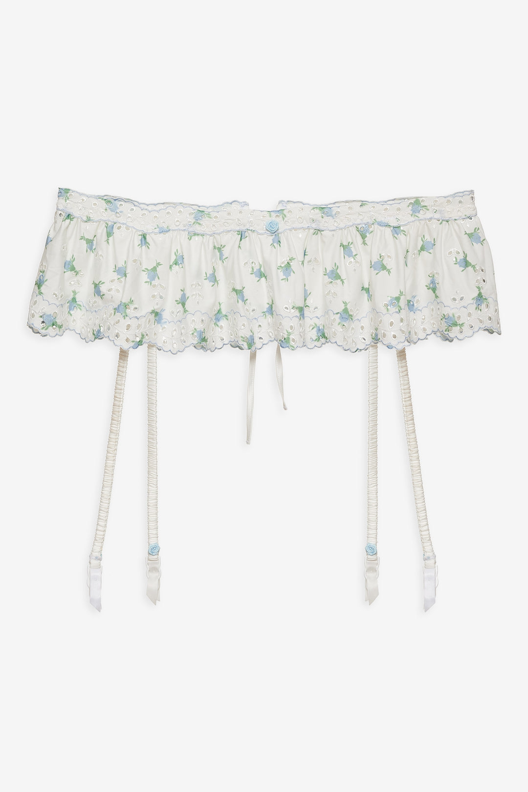 Budding Blossom Garter Belt - White | For Love and Lemons