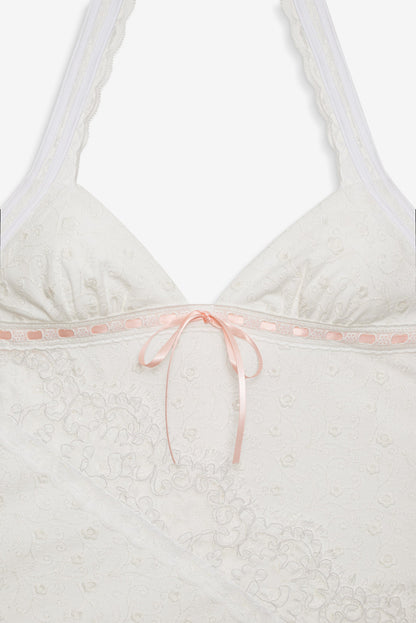 Summer Swirl Eyelet Slip Dress - White | For Love and Lemons