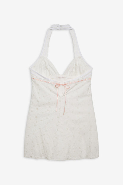 Summer Swirl Eyelet Slip Dress - White | For Love and Lemons