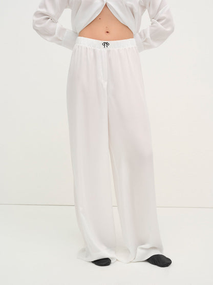 Everyday PJ Pant - White | For Love and Lemons