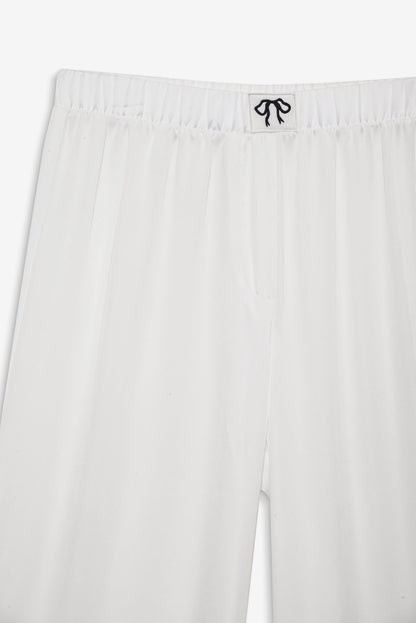 Everyday PJ Pant - White | For Love and Lemons