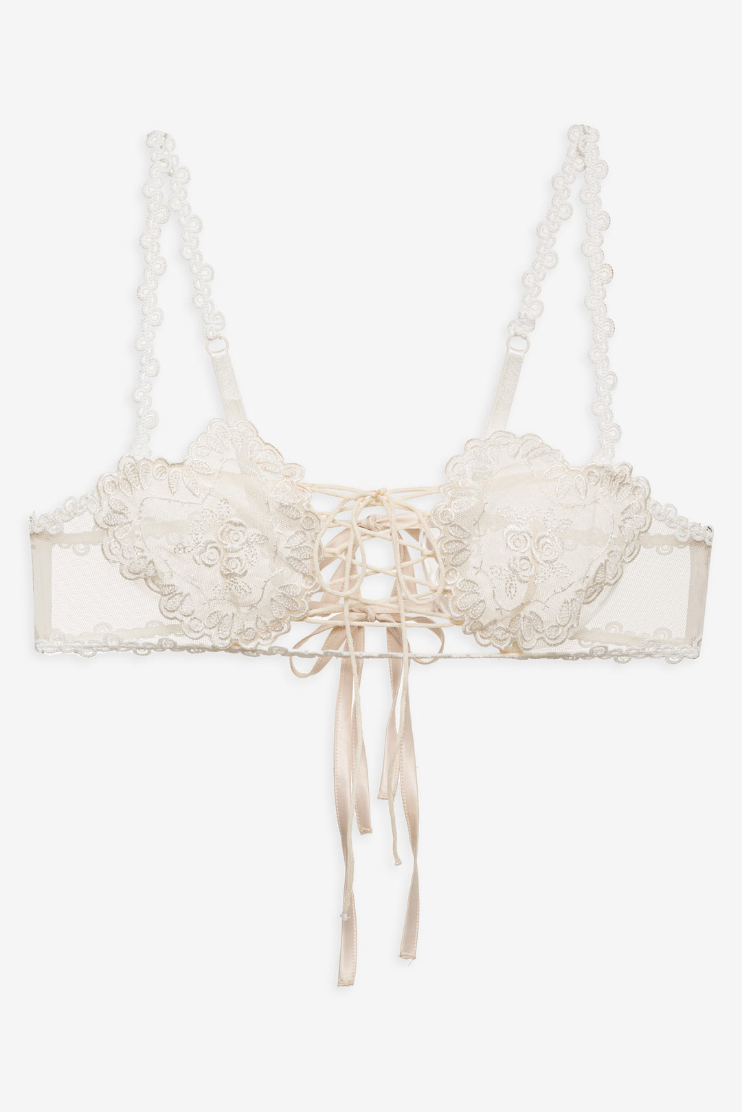 Vintage Embroidery Bra - White | For Love and Lemons