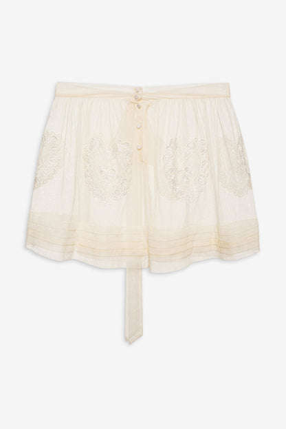 Vintage Embroidery Skirt - White | For Love and Lemons