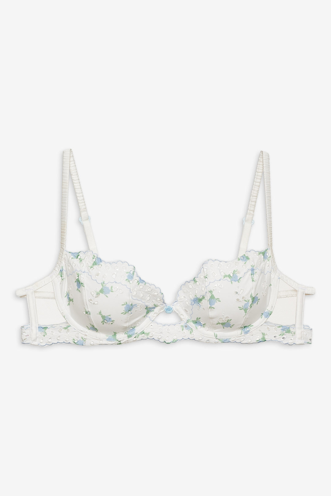 Budding Blossom Underwire Bra - White | For Love and Lemons