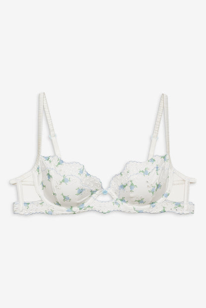 Budding Blossom Underwire Bra - White | For Love and Lemons