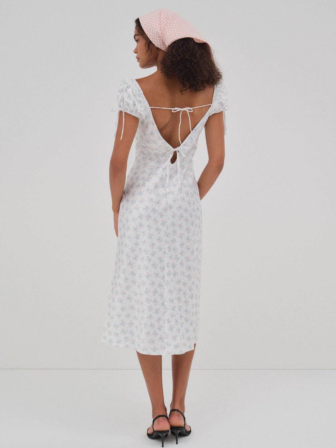Sweet Escape Midi Slip Dress - White | For Love and Lemons