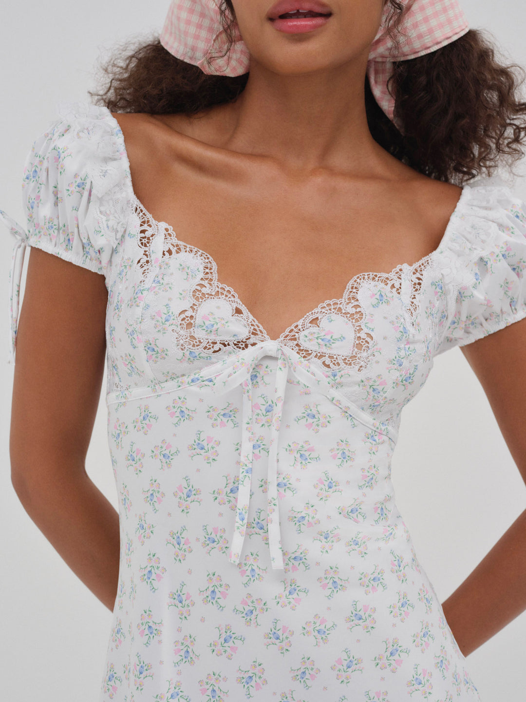 Sweet Escape Midi Slip Dress - White | For Love and Lemons