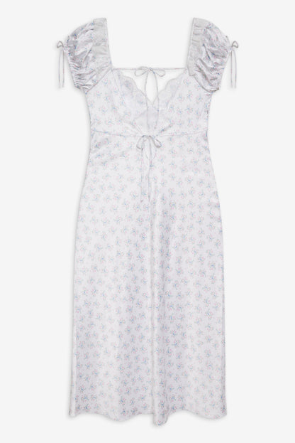 Sweet Escape Midi Slip Dress - White | For Love and Lemons
