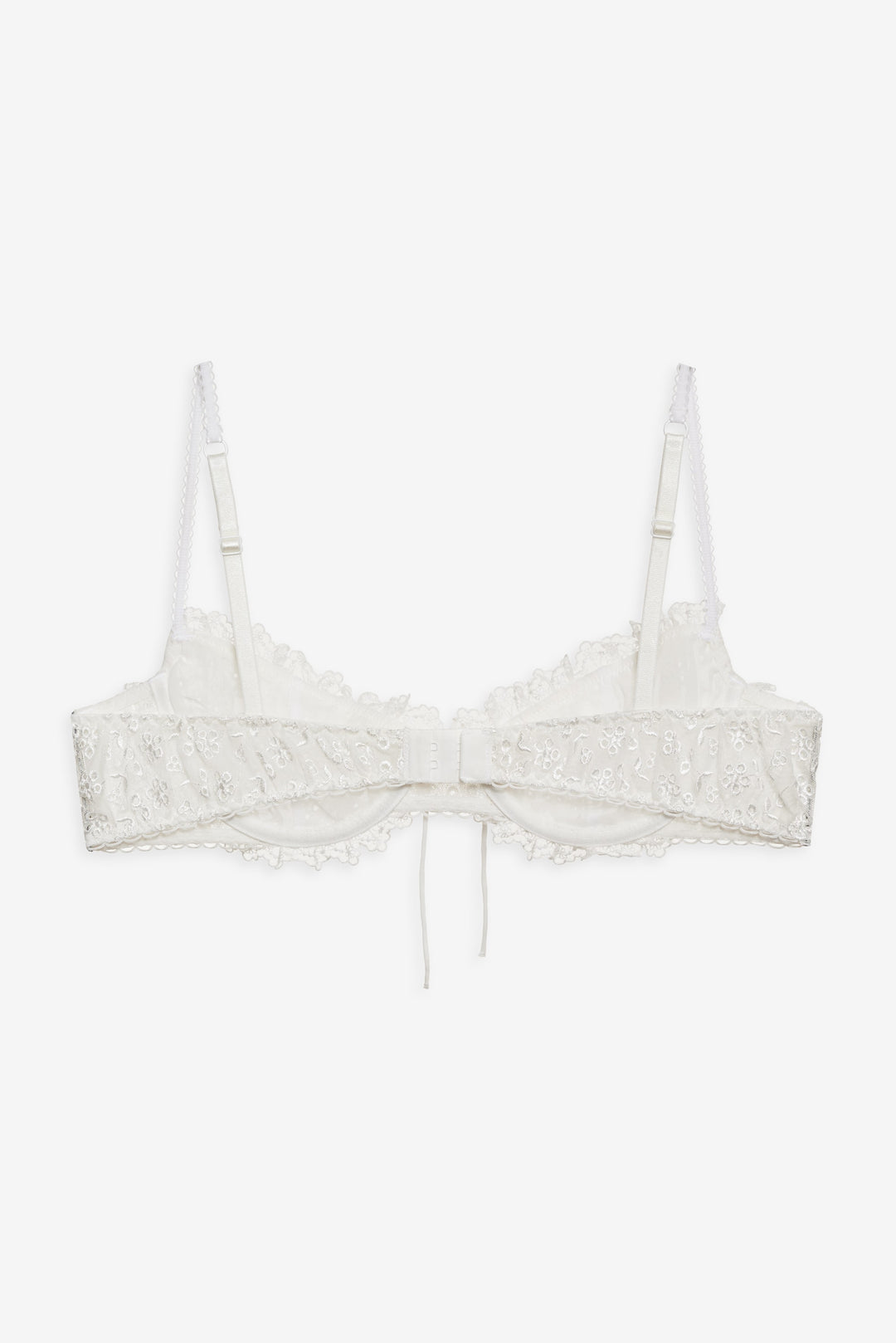 Layer Cake Chiffon Underwire Bra - White | For Love and Lemons