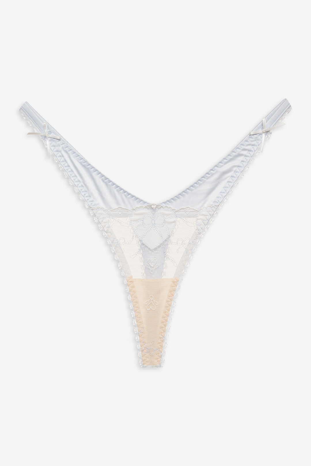 Pure Heart Thong Panty - White | For Love and Lemons