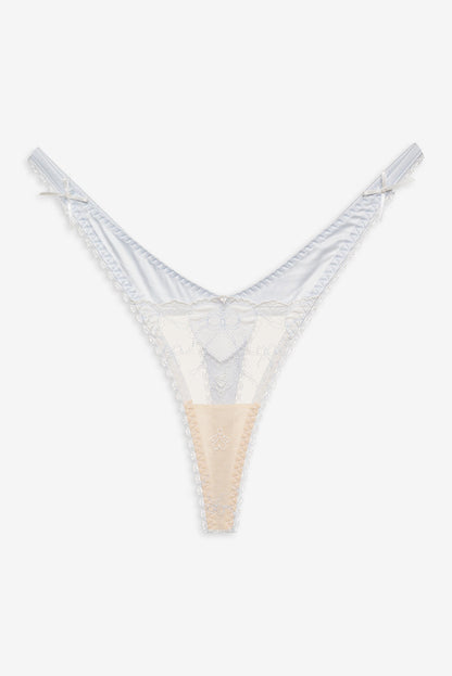 Pure Heart Thong Panty - White | For Love and Lemons