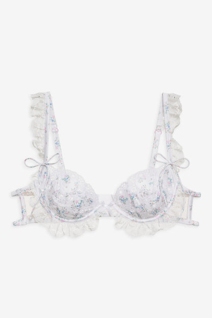 Sweet Escape Underwire Bra - White | For Love and Lemons