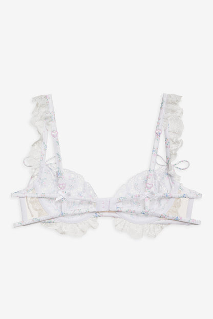 Sweet Escape Underwire Bra - White | For Love and Lemons