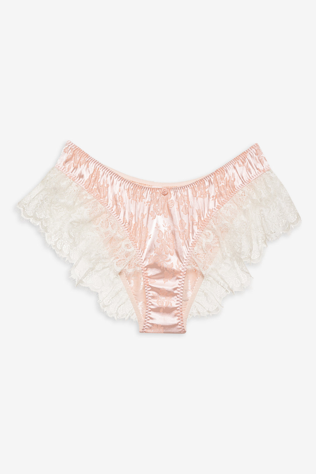 Audrey Jacquard Shorts - Peach | For Love and Lemons