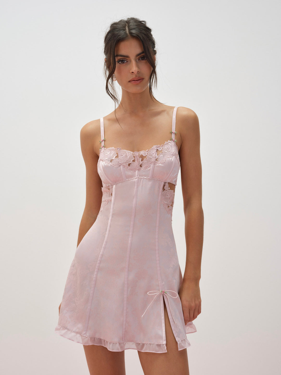Blissful Blooms Slip Dress - Pink | For Love and Lemons