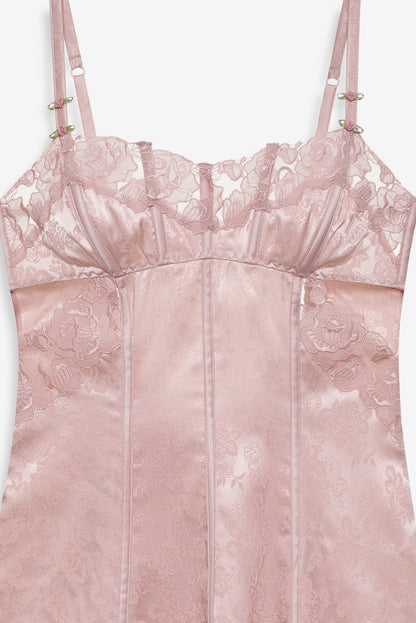 Blissful Blooms Slip Dress - Pink | For Love and Lemons