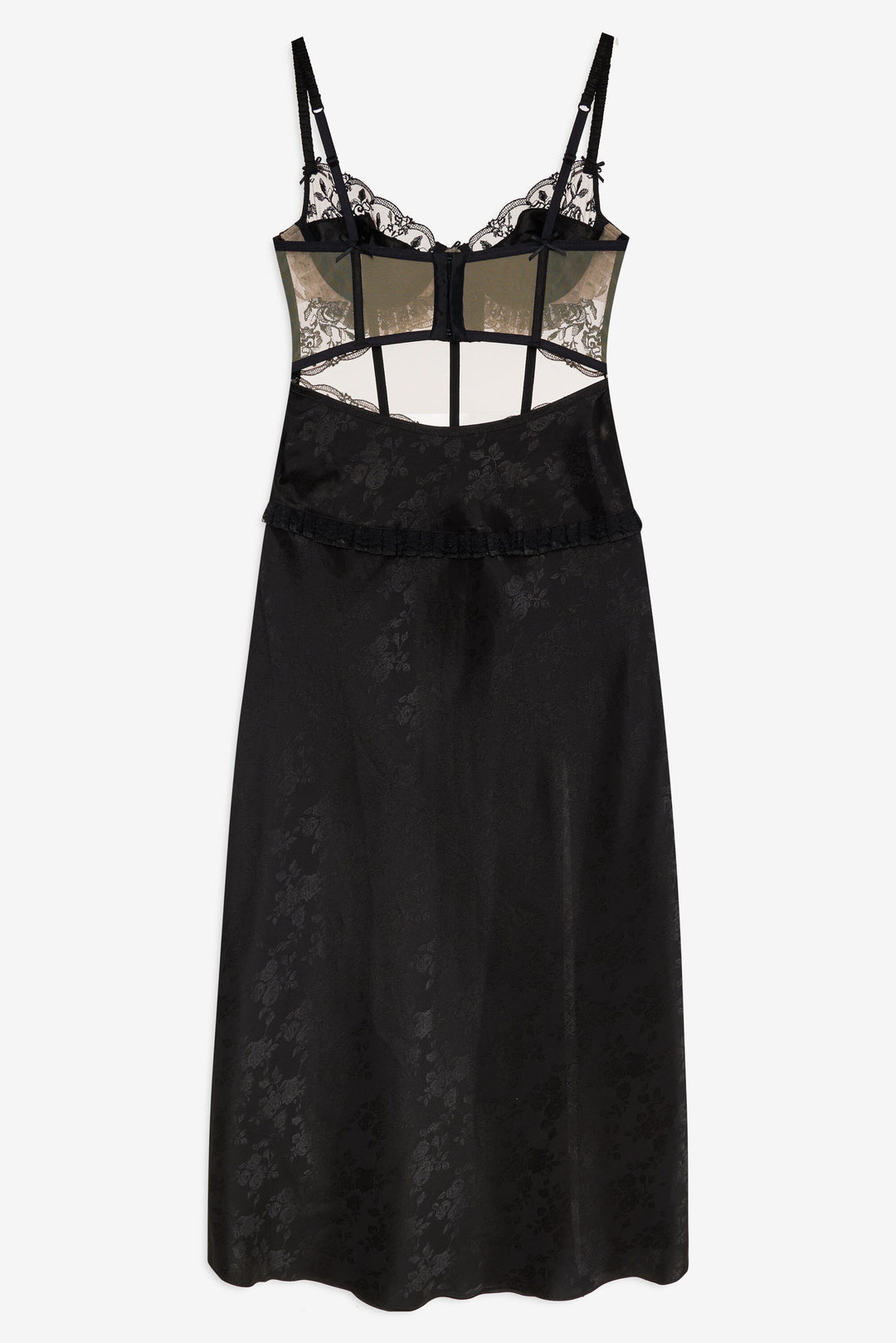 Sonia Maxi Slip Dress - Black | For Love and Lemons