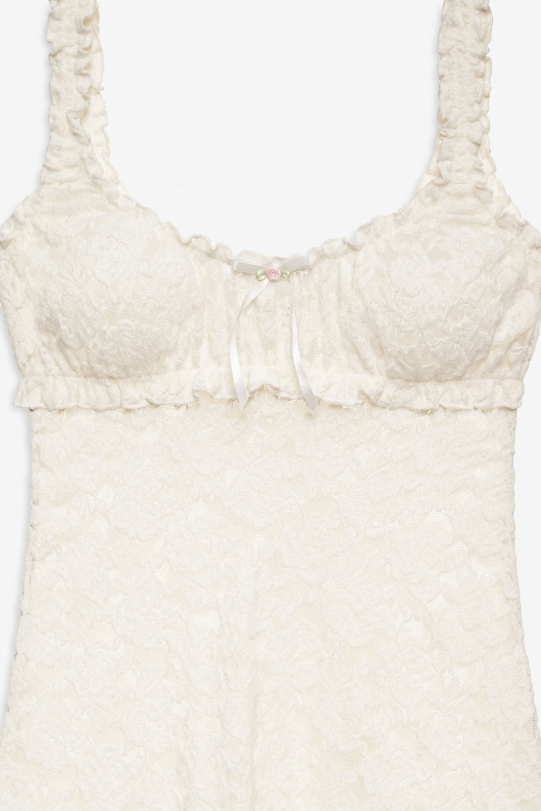 Cloud Lace Slip Dress - White | For Love and Lemons
