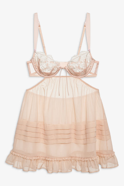Tea Cake Lace Slip Dress - White | For Love and Lemons
