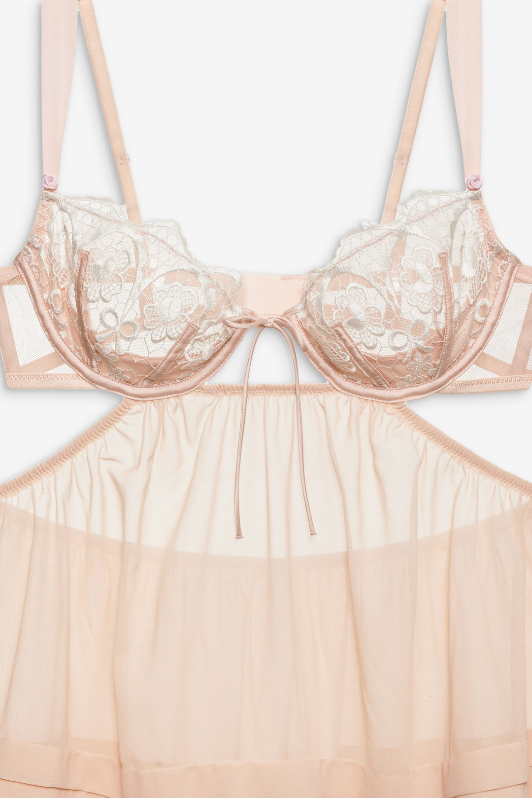 Tea Cake Lace Slip Dress - White | For Love and Lemons