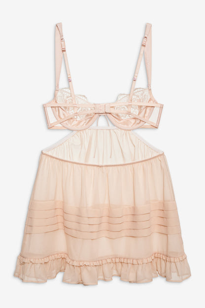 Tea Cake Lace Slip Dress - White | For Love and Lemons
