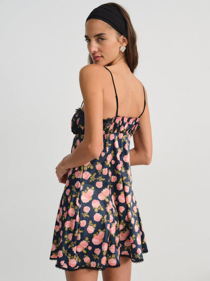 Kayla Slip Dress - Navy | For Love and Lemons