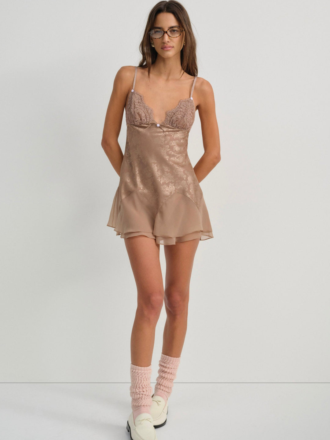 Holly Slip Dress - Chocolate | For Love and Lemons