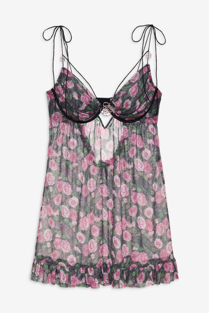Ciara Slip Dress - Black | For Love and Lemons