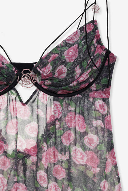 Ciara Slip Dress - Black | For Love and Lemons