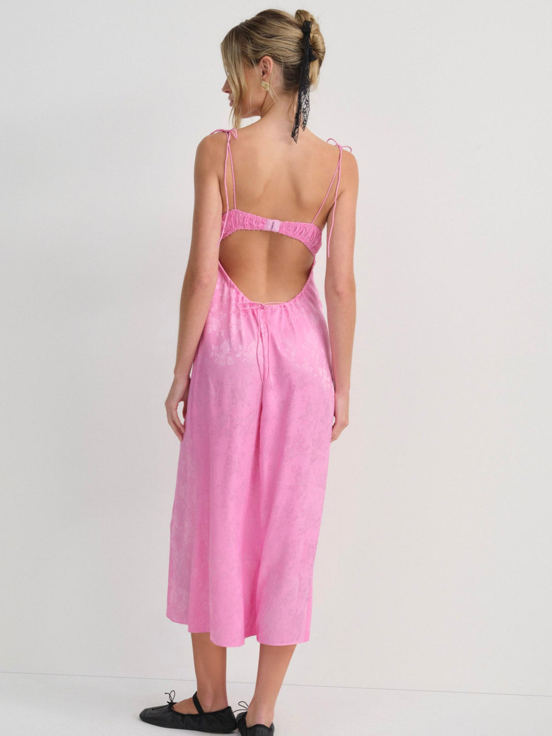 Maye Embroidered Slip Dress - Pink | For Love and Lemons