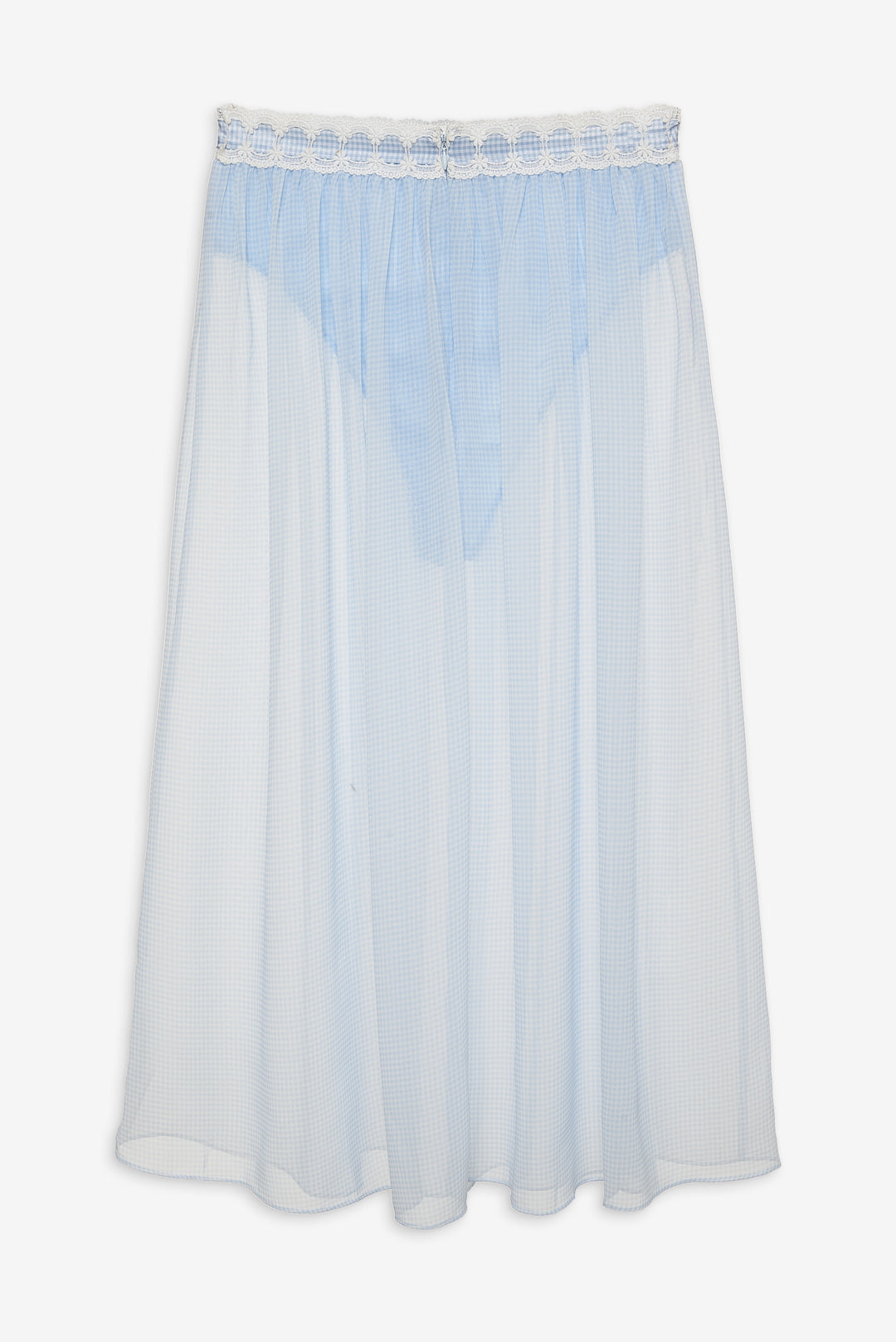 Dainty Doily Midi Skirt - Blue | For Love and Lemons