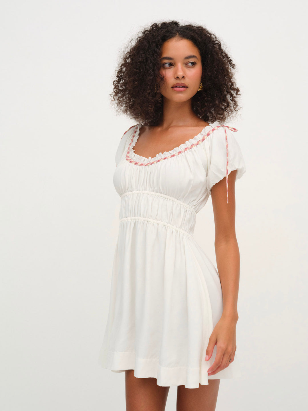 Georgia Corset Slip Dress - Red | For Love and Lemons