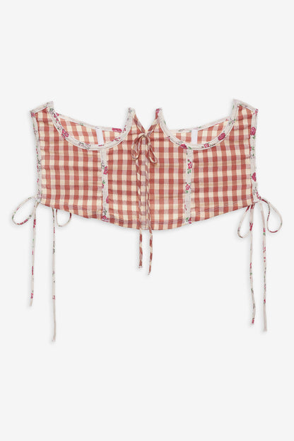 Georgia Corset Slip Dress - Red | For Love and Lemons