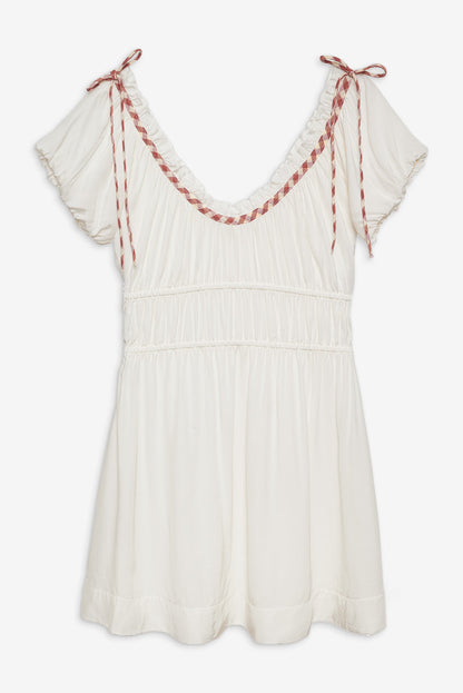 Georgia Corset Slip Dress - Red | For Love and Lemons