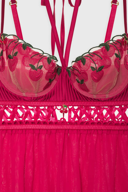 Cherie Slip Dress - Red | For Love and Lemons