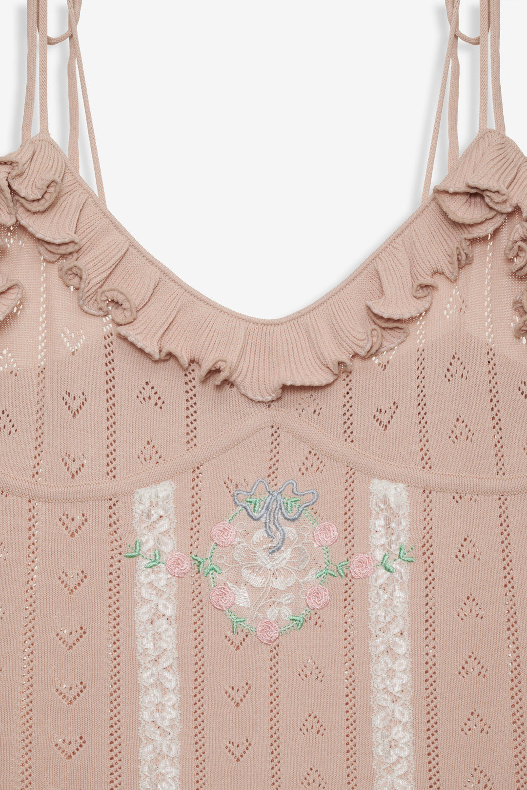 Eloise Asymmetric Knit Dress - Peach | For Love and Lemons
