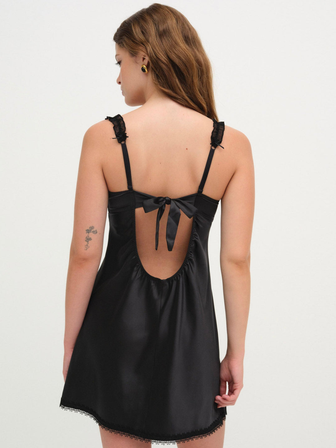 Love Garden Slip Dress - Black | For Love and Lemons